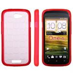 Transparent plastic cover for One S (Red)